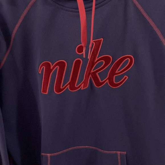 Like new Bright purple Nike Dri fit hooded sweatshirt…. Worn only a few times. - Picture 2 of 7